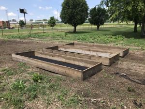 Southern Illinois University- Extension community garden site. 